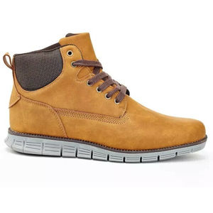 franco vanucci mens oliver memory foam hiking boots sz 9 brown slip resistant